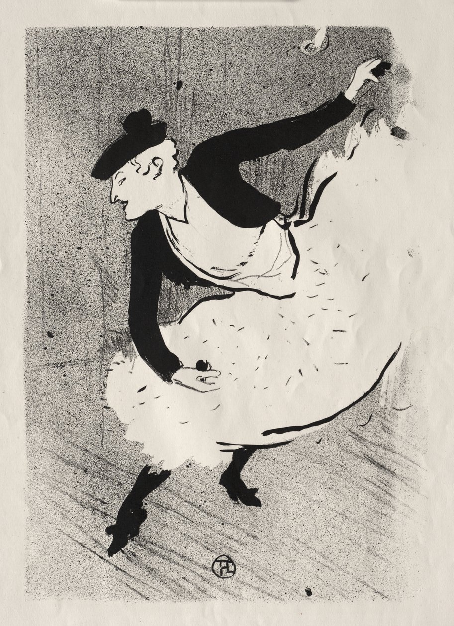 Le Café-concert: Edmée Lescot alkotó: Henri de Toulouse-Lautrec