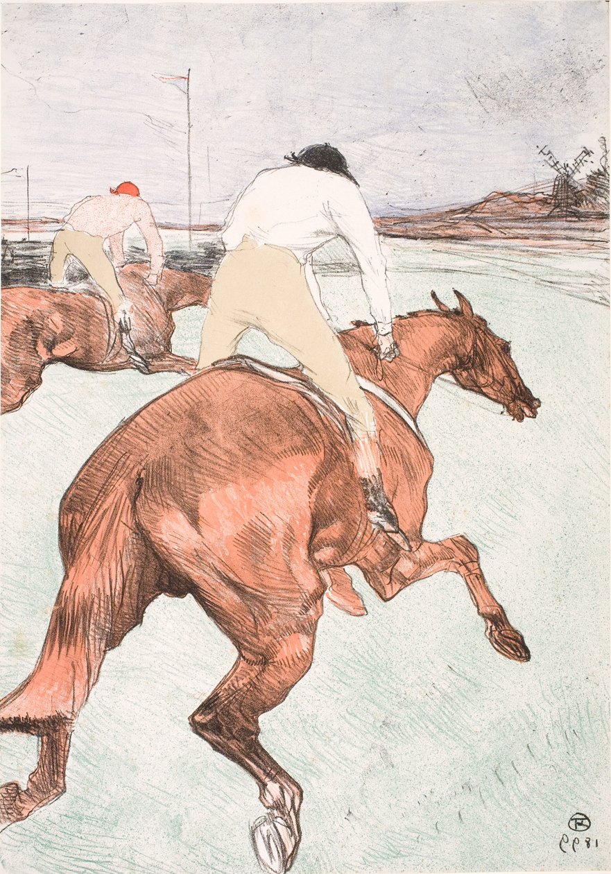 A Jockey alkotó: Henri de Toulouse-Lautrec