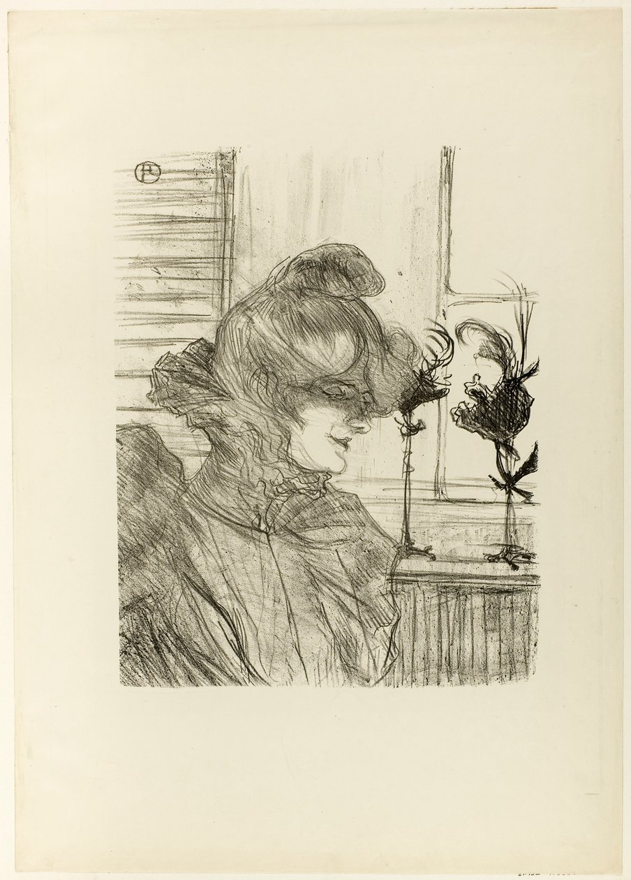 Le Margoin (Mademoiselle Louise Blouet) alkotó: Henri de Toulouse-Lautrec