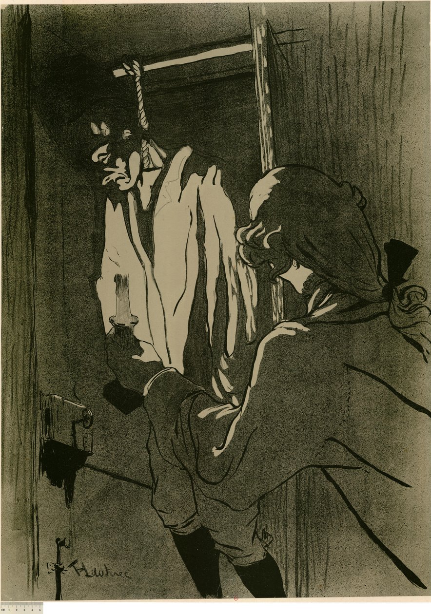 [A felakasztott (1. kép)] alkotó: Henri de Toulouse-Lautrec