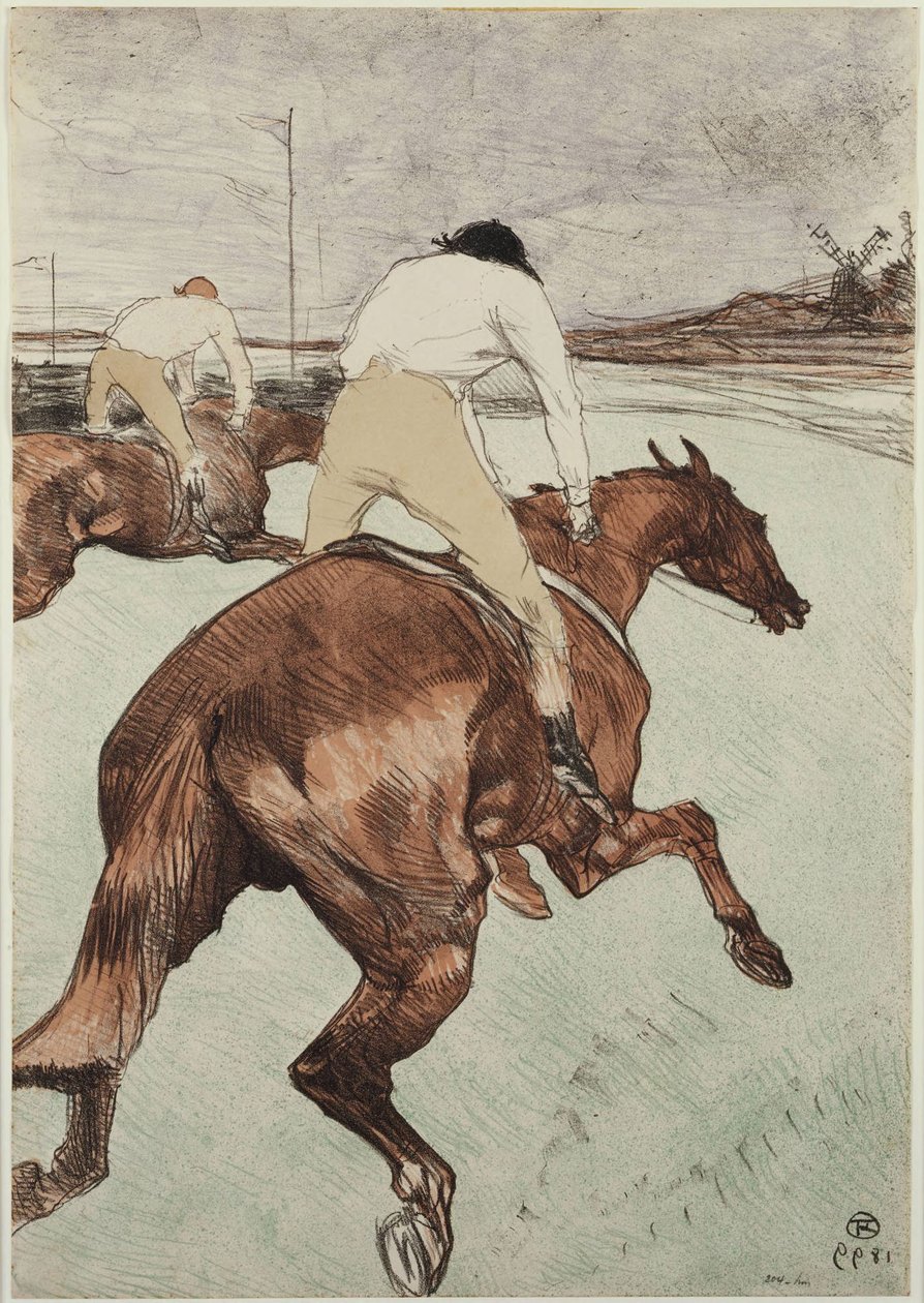 Le jockey (A zsoké) alkotó: Henri de Toulouse-Lautrec
