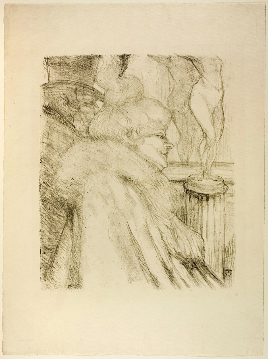 A színház elhagyása alkotó: Henri de Toulouse-Lautrec