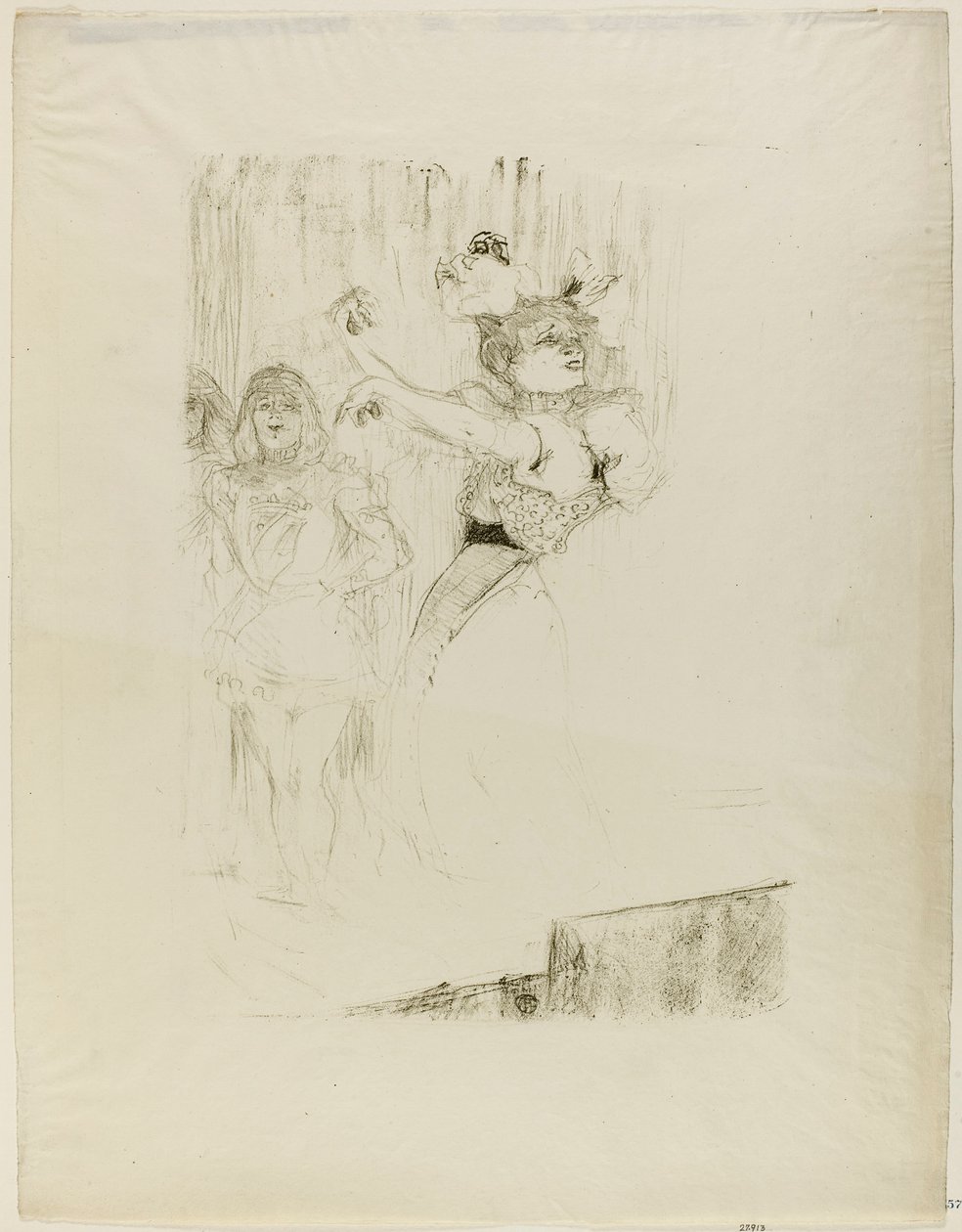 Lender Dancing the Bolero in Chilpéric alkotó: Henri de Toulouse-Lautrec