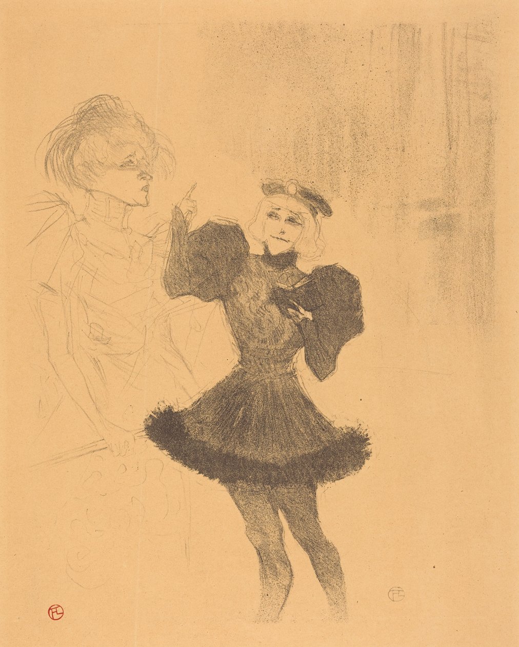 Lender und Lavalliere in "Le fils de l