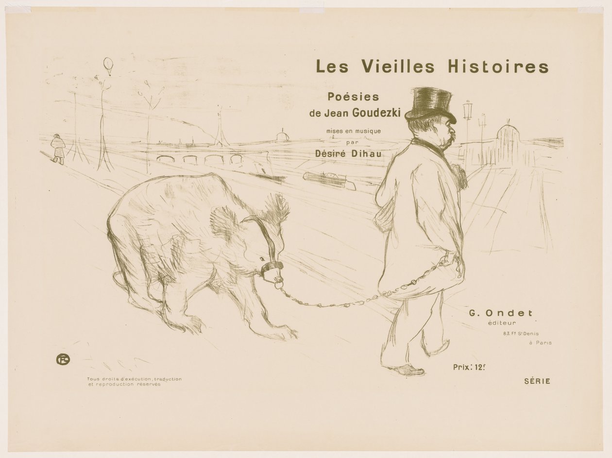 A régi történetek: Borító – Frontispiece alkotó: Henri de Toulouse-Lautrec