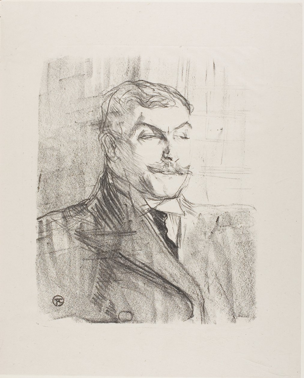 Lucien Guitry, a Treize Lithographiestól alkotó: Henri de Toulouse-Lautrec