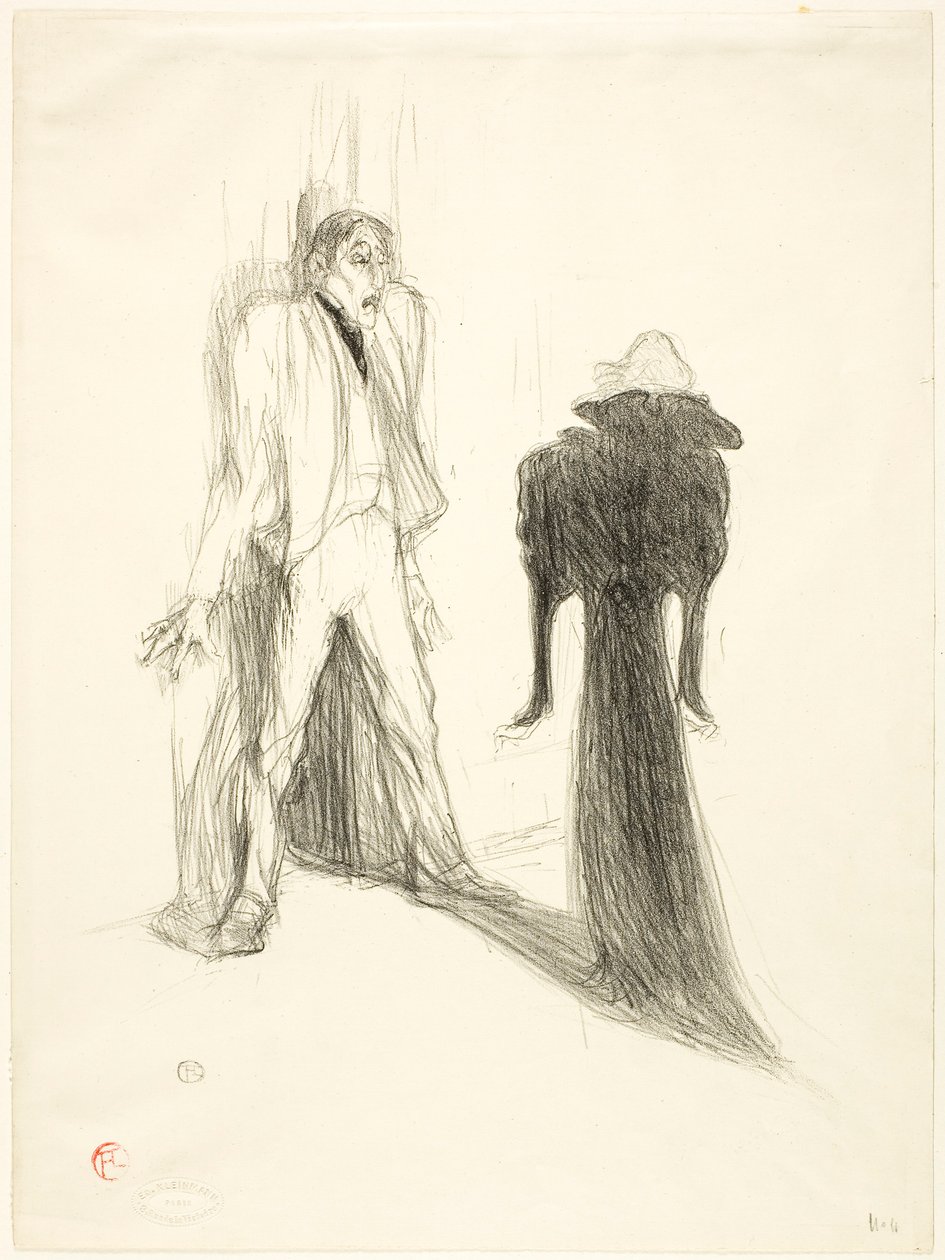 Lugné-Poé, képben alkotó: Henri de Toulouse-Lautrec
