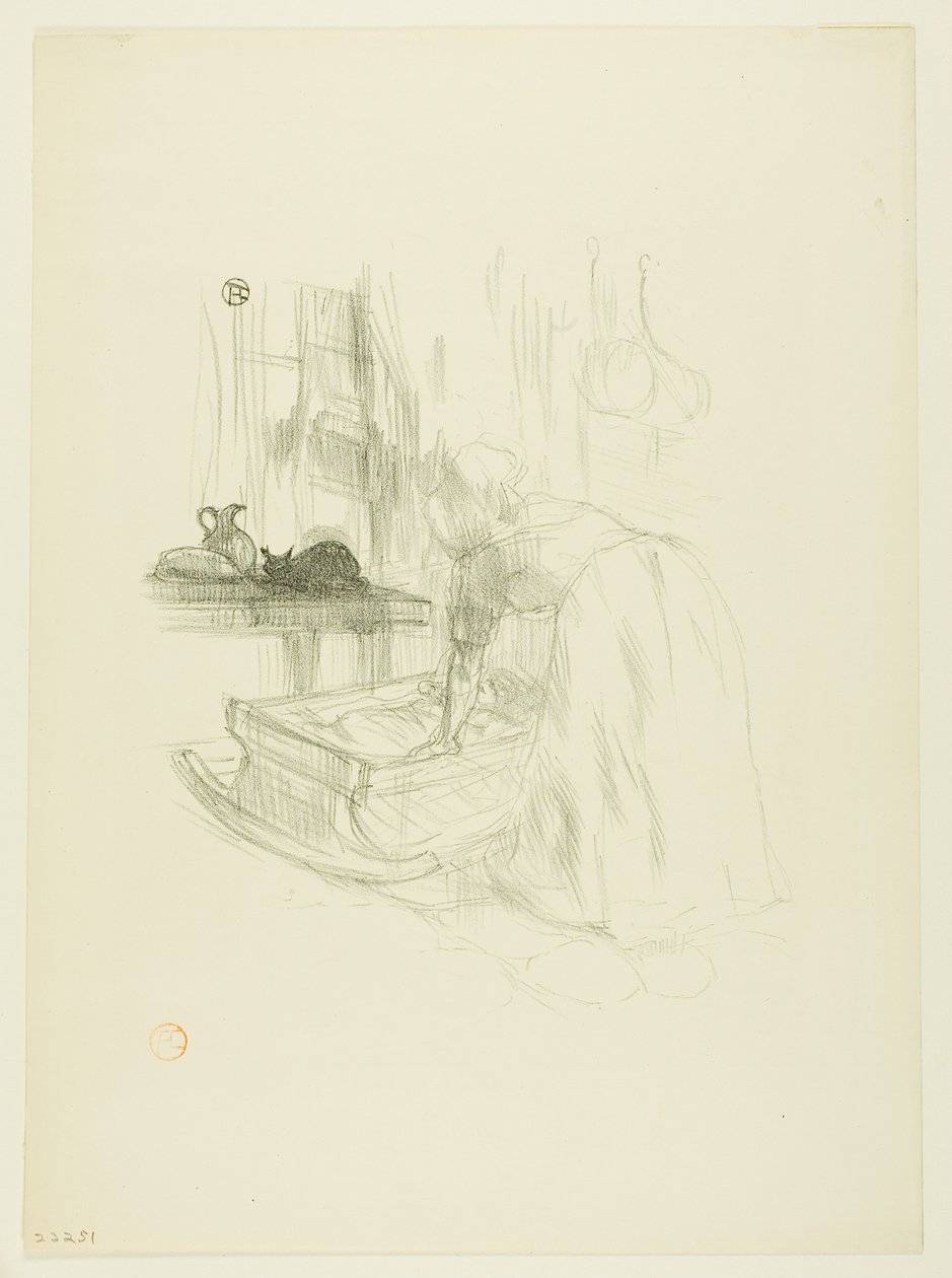 Altatódal, Désiré Dihau dallamaiból alkotó: Henri de Toulouse-Lautrec
