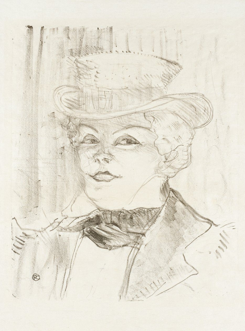 Réjane asszony alkotó: Henri de Toulouse-Lautrec