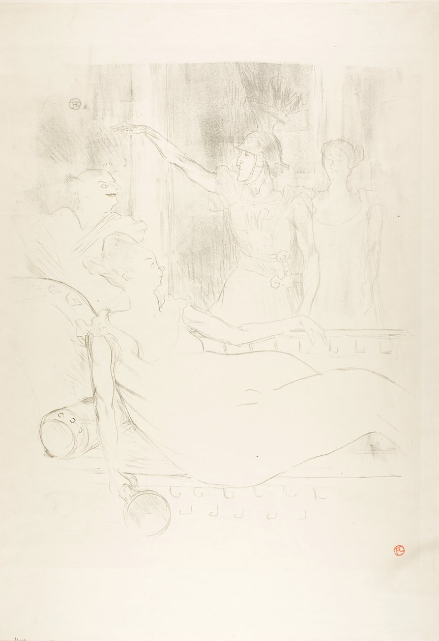 Madame Simon-Girard, Brewer and Guy a La belle Hélène-ben alkotó: Henri de Toulouse-Lautrec
