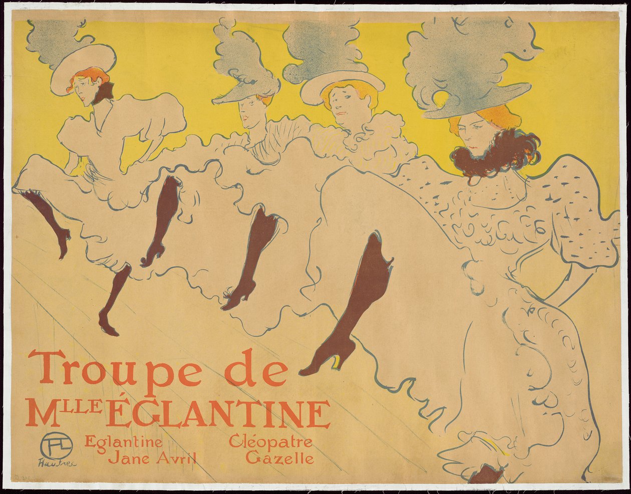 Mademoiselle Eglantine társulata alkotó: Henri de Toulouse-Lautrec
