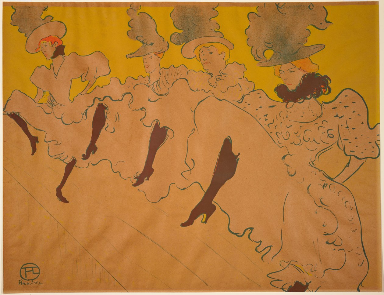 Mademoiselle Eglantine társulata alkotó: Henri de Toulouse-Lautrec