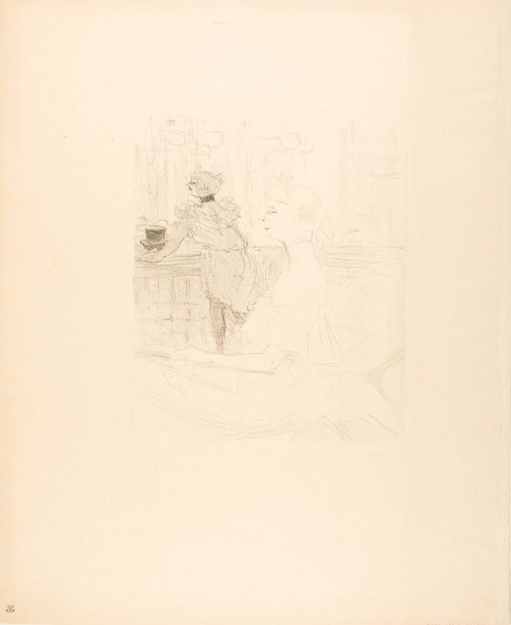 Leconte kisasszony alkotó: Henri de Toulouse-Lautrec
