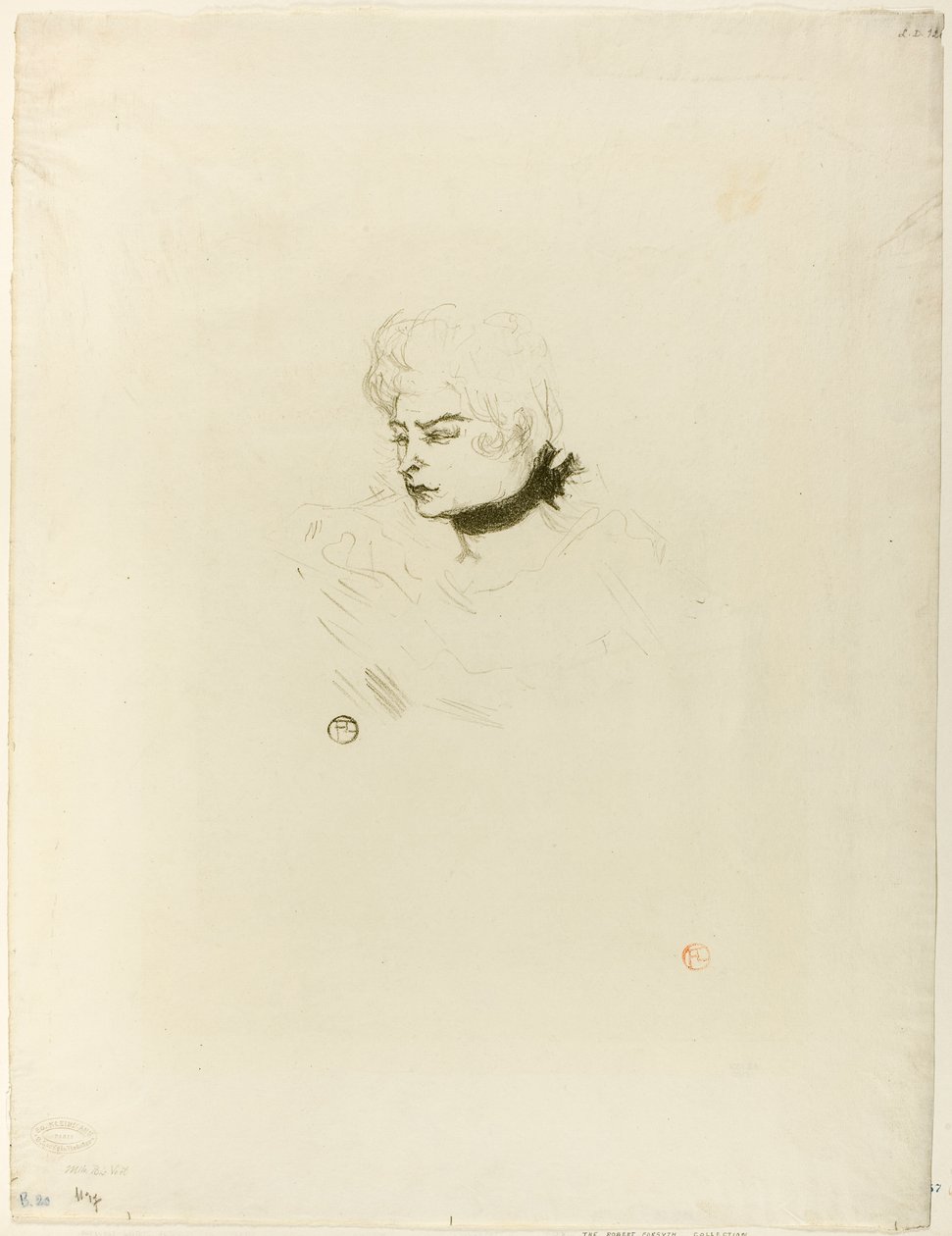 Mademoiselle Pois Vert alkotó: Henri de Toulouse-Lautrec