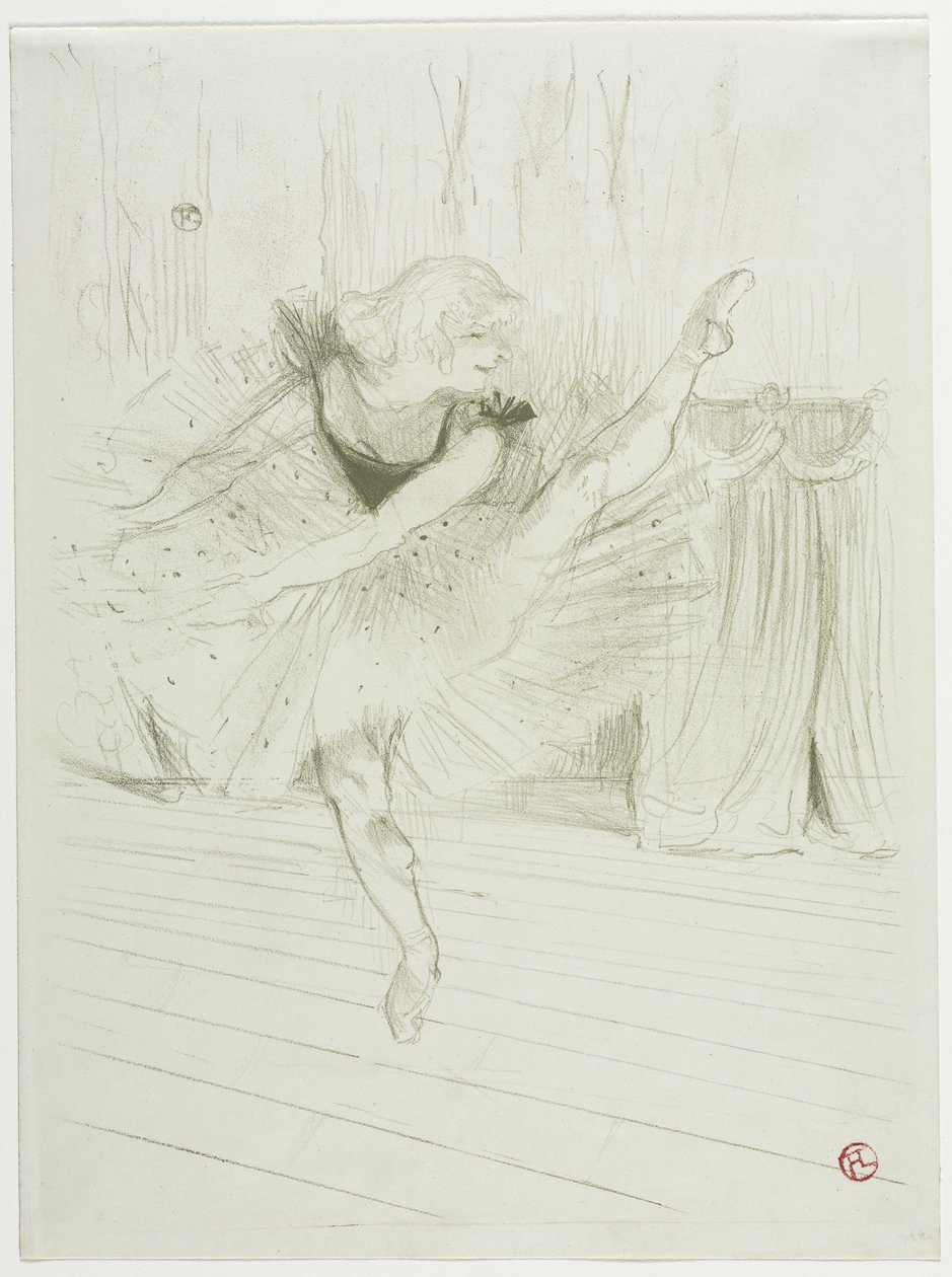 Miss Ida Heath, angol táncosnő alkotó: Henri de Toulouse-Lautrec