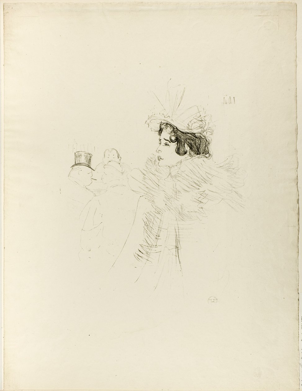 Miss May Belfort az Achille bárban alkotó: Henri de Toulouse-Lautrec