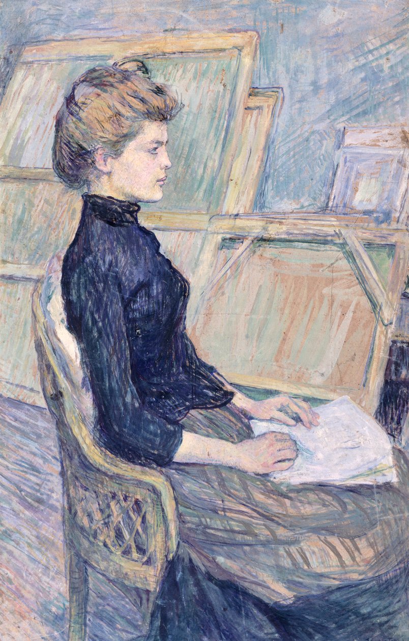 Modell a tanulmányban (Helene Vary) alkotó: Henri de Toulouse Lautrec