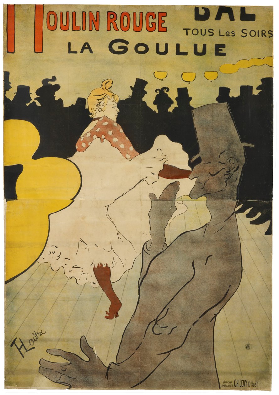 Moulin Rouge - La Goulue alkotó: Henri de Toulouse-Lautrec