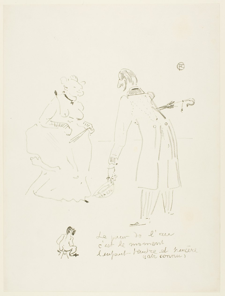 Újévi üdvözlet alkotó: Henri de Toulouse-Lautrec
