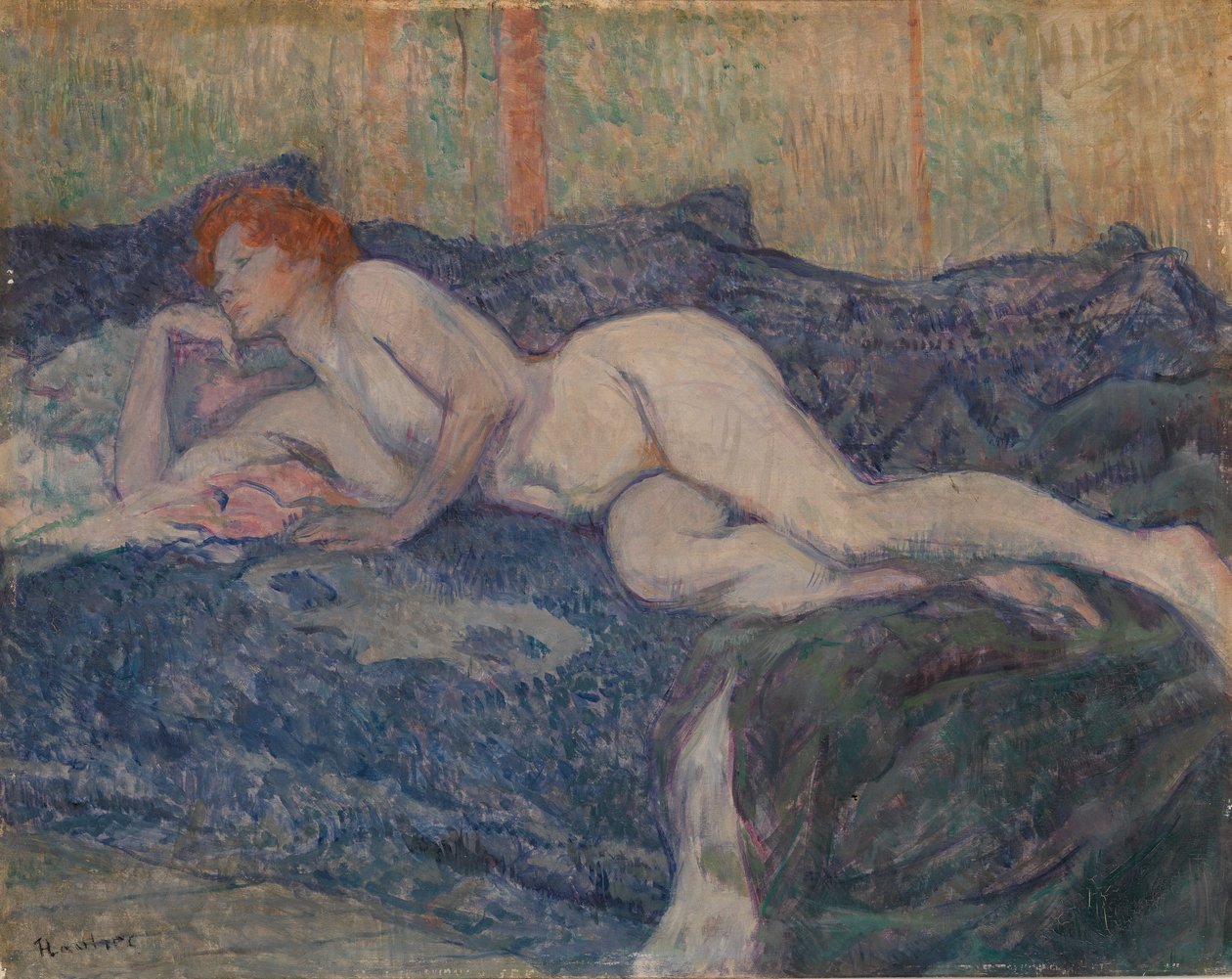 Meztelenül fekve a kanapén alkotó: Henri de Toulouse-Lautrec