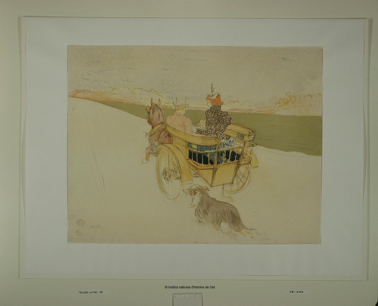 Kirándulás a vidéken alkotó: Henri de Toulouse-Lautrec