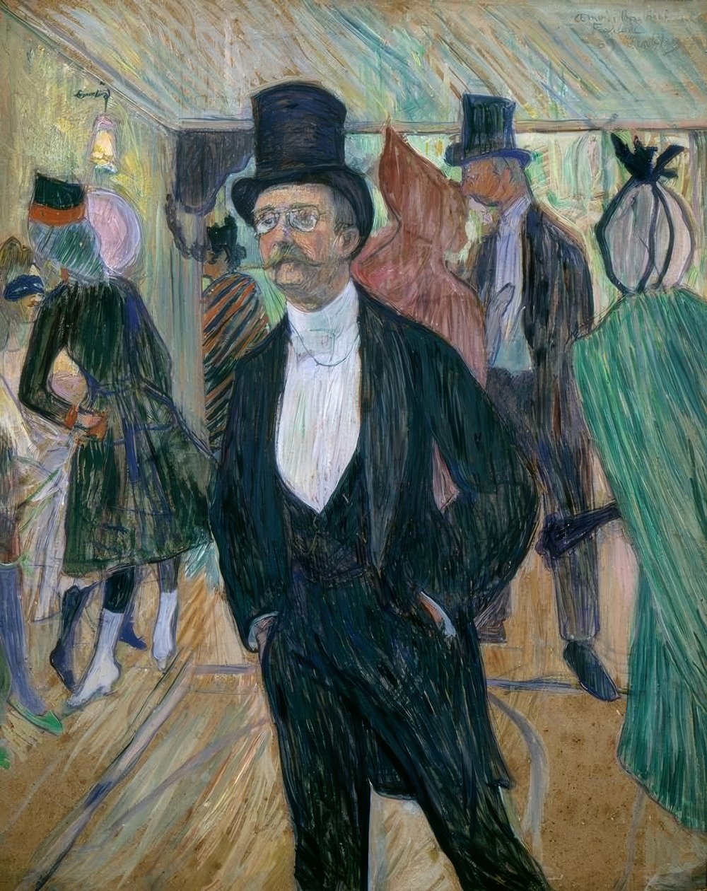 Henri Fourcade portréja (Monsieur Henri Fourcade au bal alkotó: Henri de Toulouse Lautrec