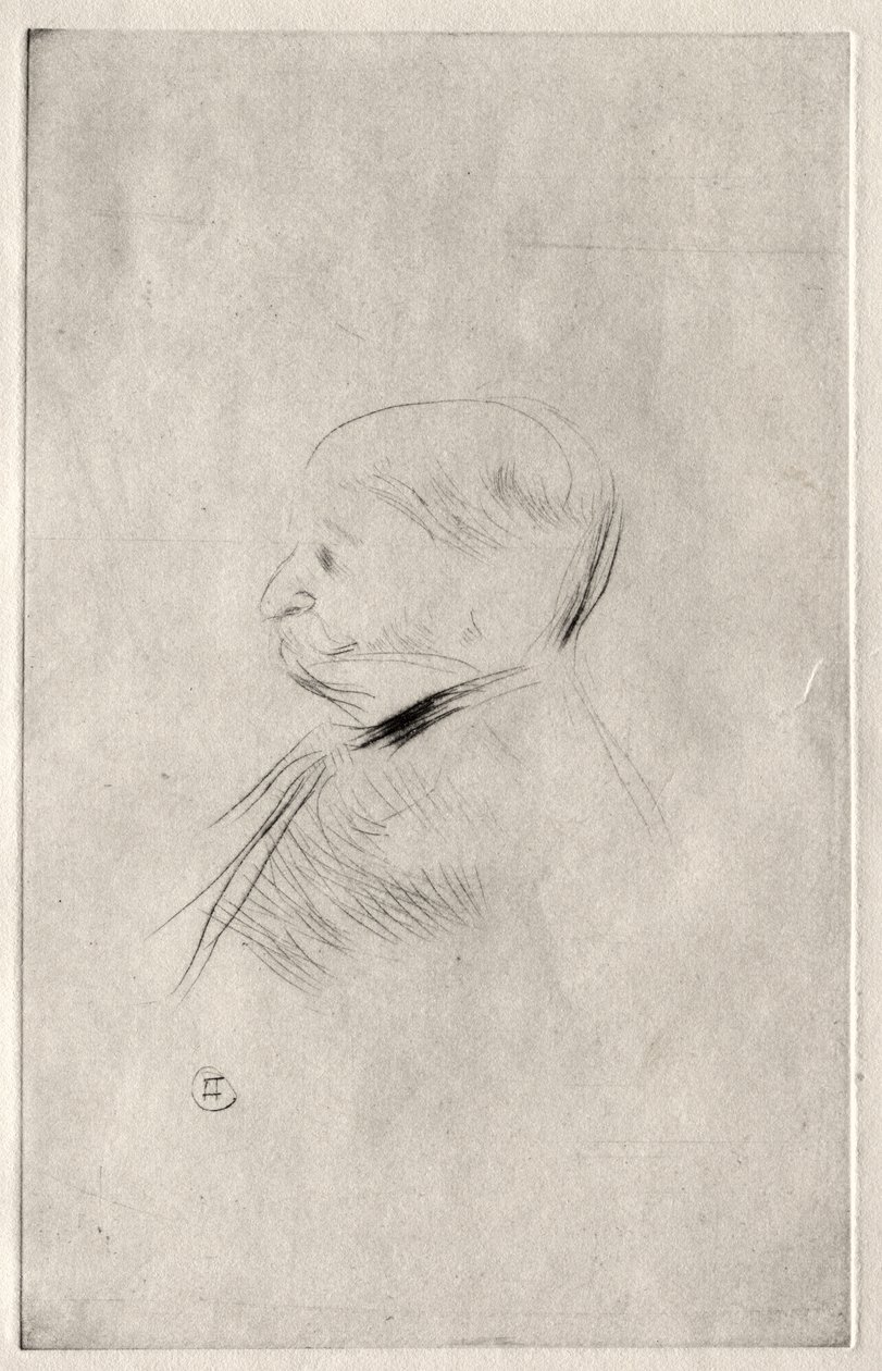 Portré M.X. alkotó: Henri de Toulouse-Lautrec