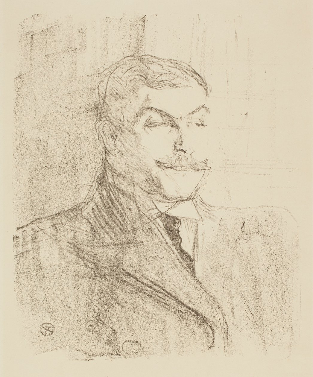 Lucien Guitry portréja alkotó: Henri de Toulouse-Lautrec