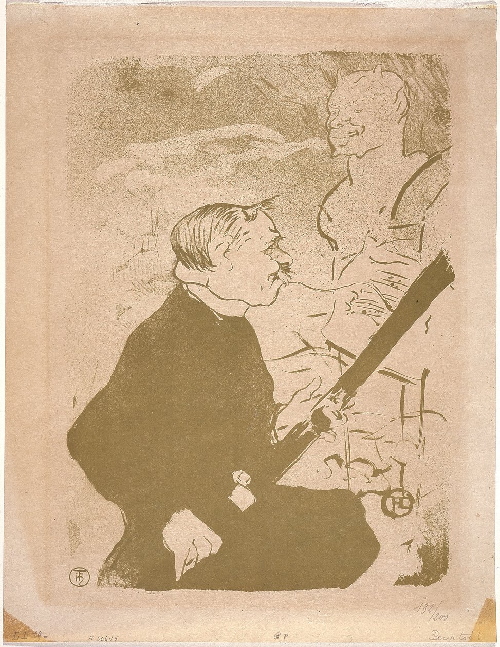 Pour Toil! (Neked) 1893 (litográfia) alkotó: Henri de Toulouse Lautrec