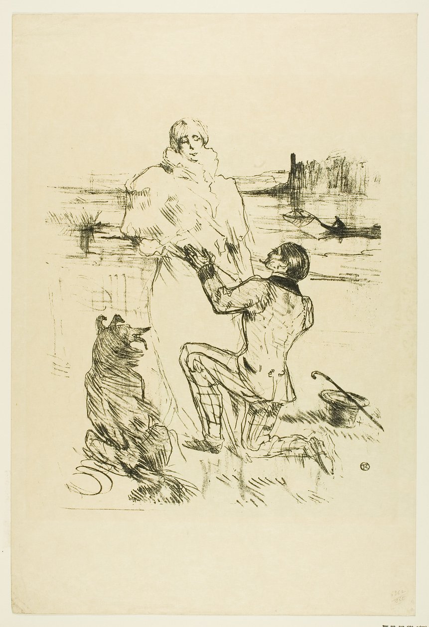 Ajánlat (első tábla) alkotó: Henri de Toulouse-Lautrec