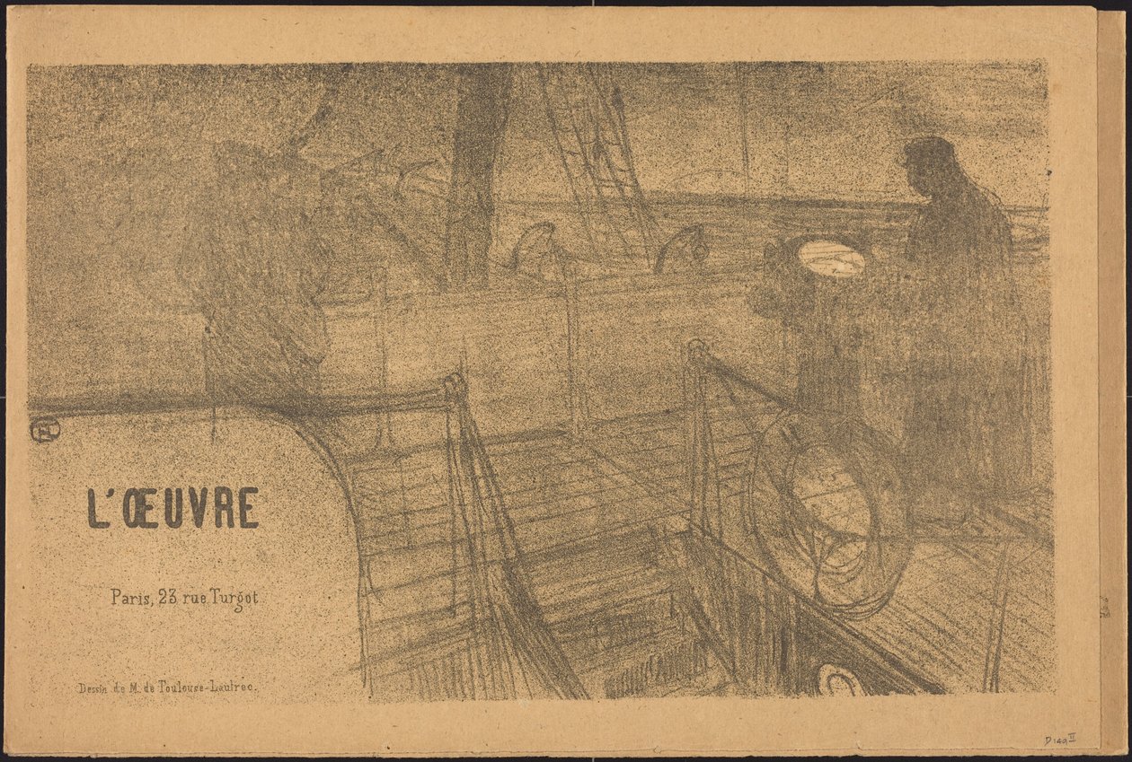Prospektus Az alkotás programja alkotó: Henri de Toulouse-Lautrec