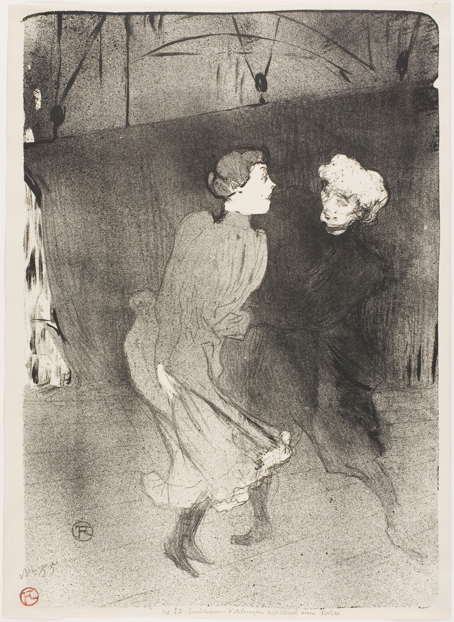 Próba a Folies-Bergère színházban, Emilenne D