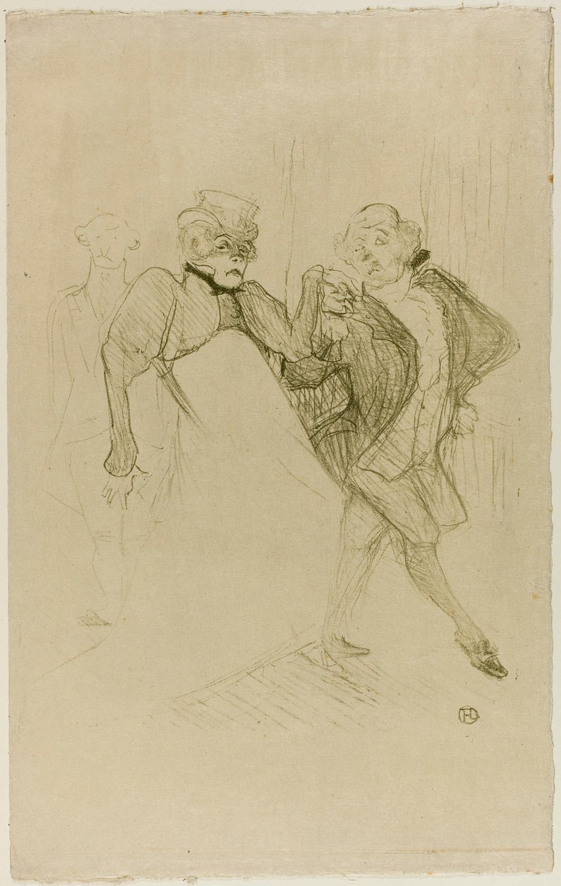 Réjane és Galipaux, Madame Sans-Gêne-ben alkotó: Henri de Toulouse-Lautrec