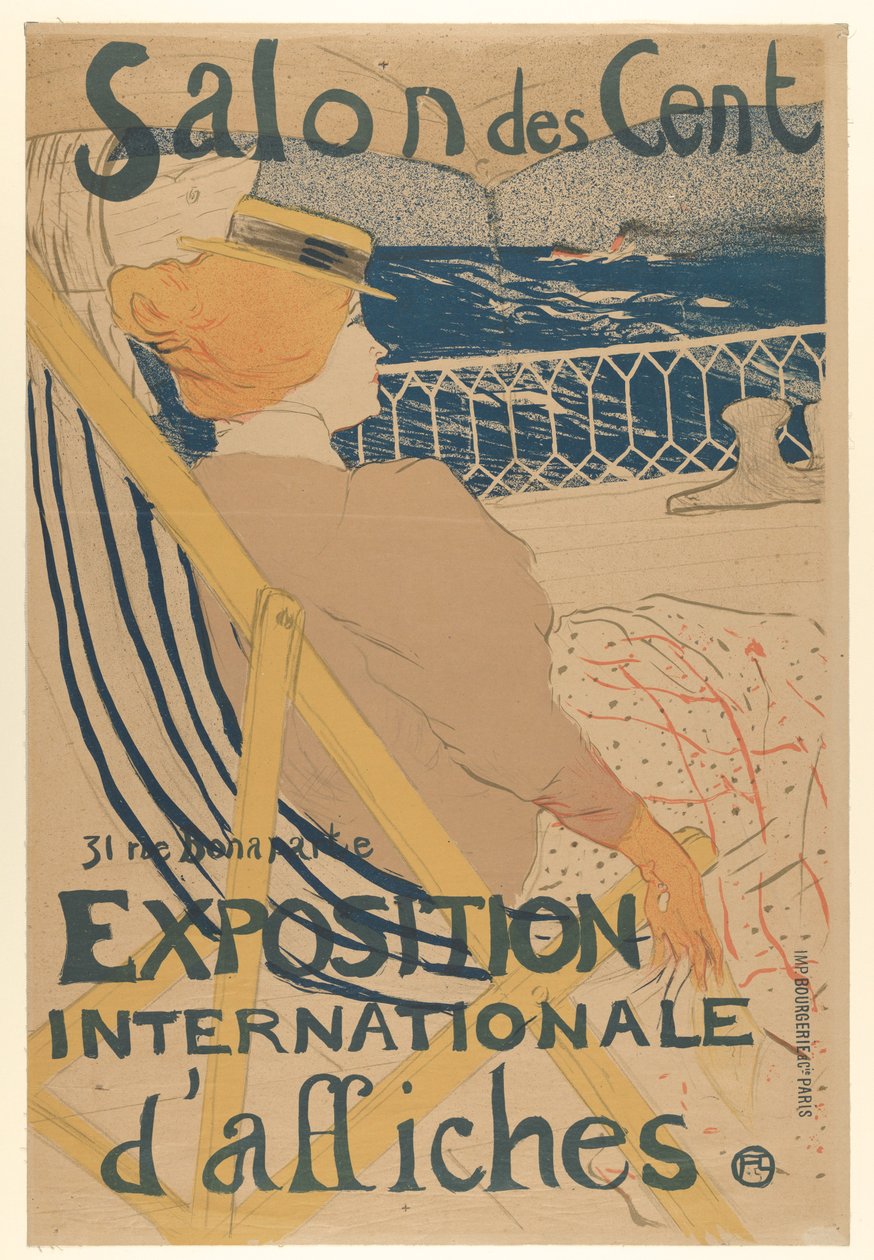Salon des Cent: Nemzetközi plakátkiállítás alkotó: Henri de Toulouse-Lautrec