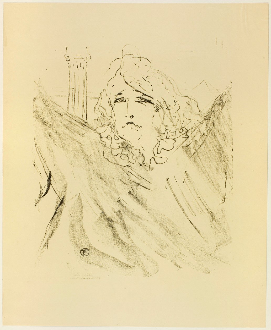 Sarah Bernhardt, a Treize Litográfiáktól alkotó: Henri de Toulouse-Lautrec