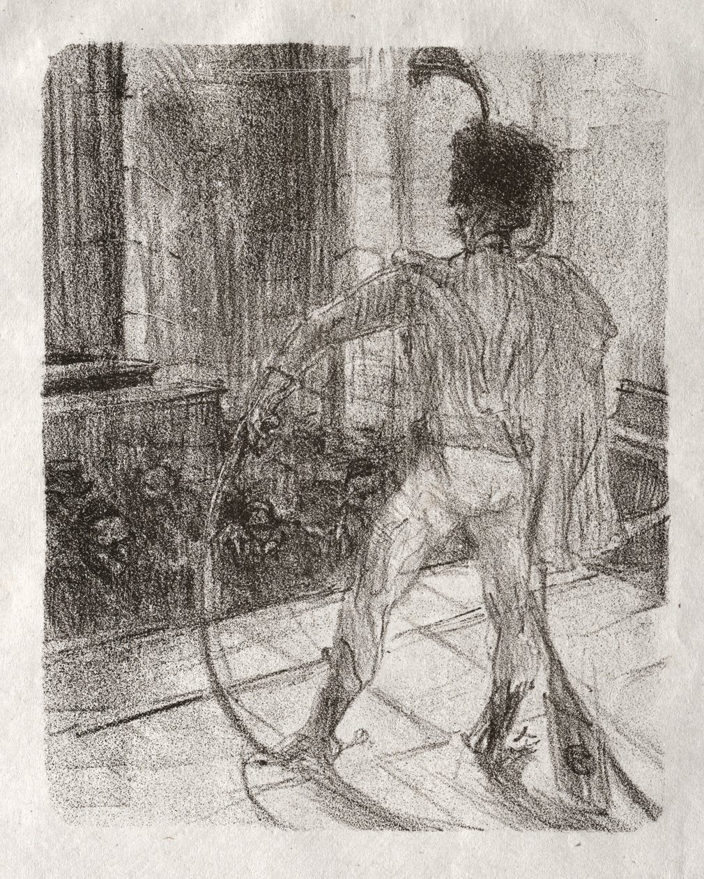 A Sínai lábánál: Schlomé Fuss a zsinagógánál alkotó: Henri de Toulouse-Lautrec