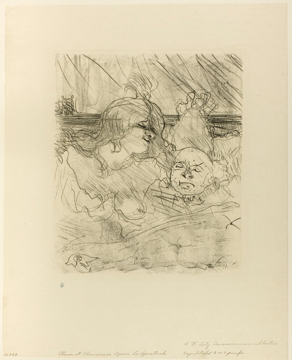 Csábítás alkotó: Henri de Toulouse-Lautrec