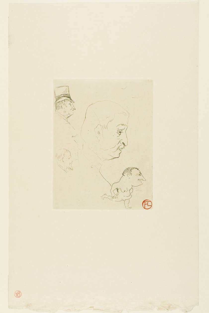 Vázlat alkotó: Henri de Toulouse-Lautrec
