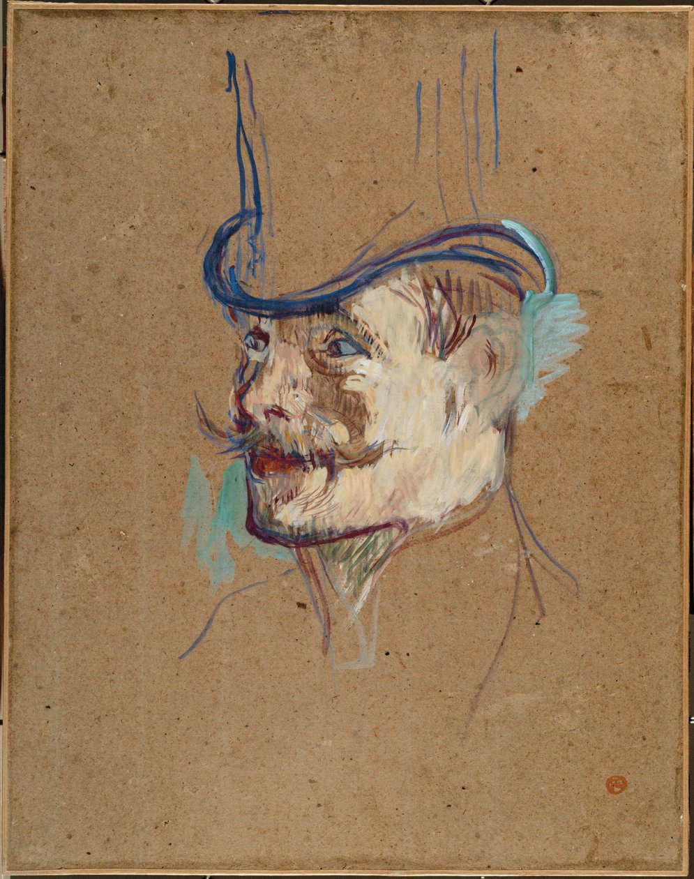 Tanulmány Az angolhoz a Moulin Rouge-ban alkotó: Henri de Toulouse-Lautrec