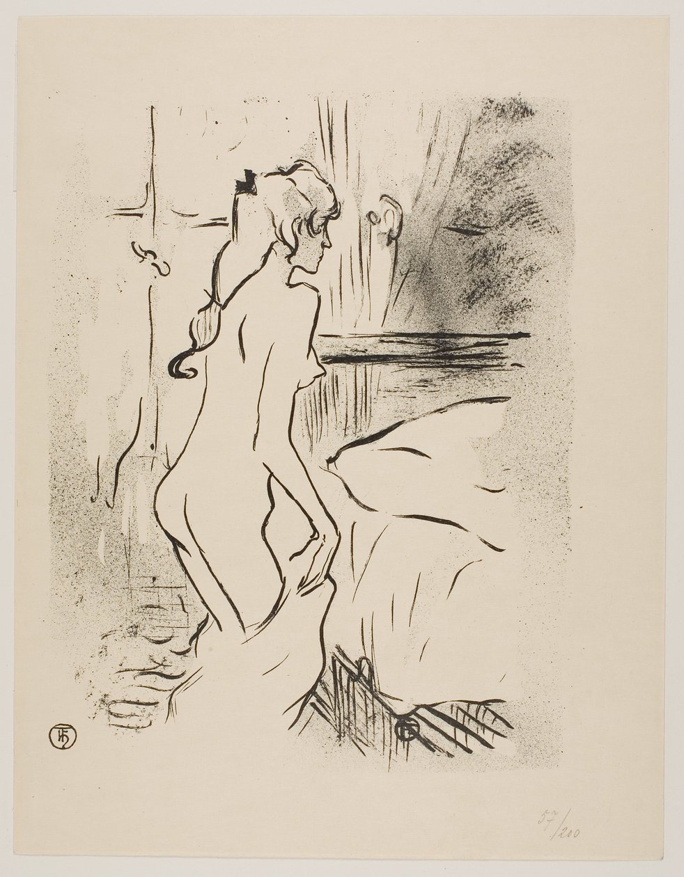 Tanulmány egy nőről alkotó: Henri de Toulouse-Lautrec
