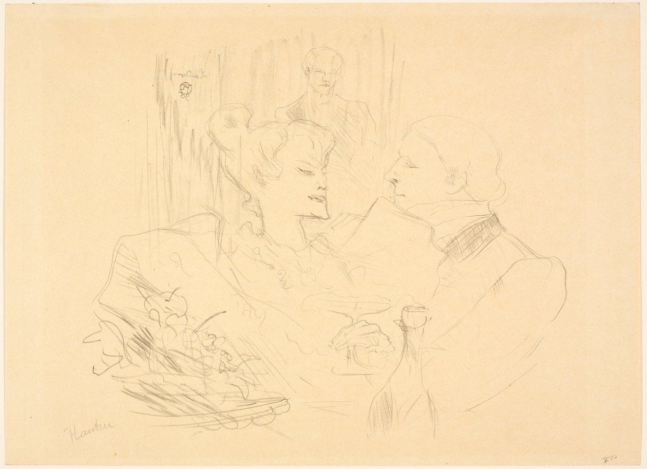 Vacsora Londonban alkotó: Henri de Toulouse-Lautrec