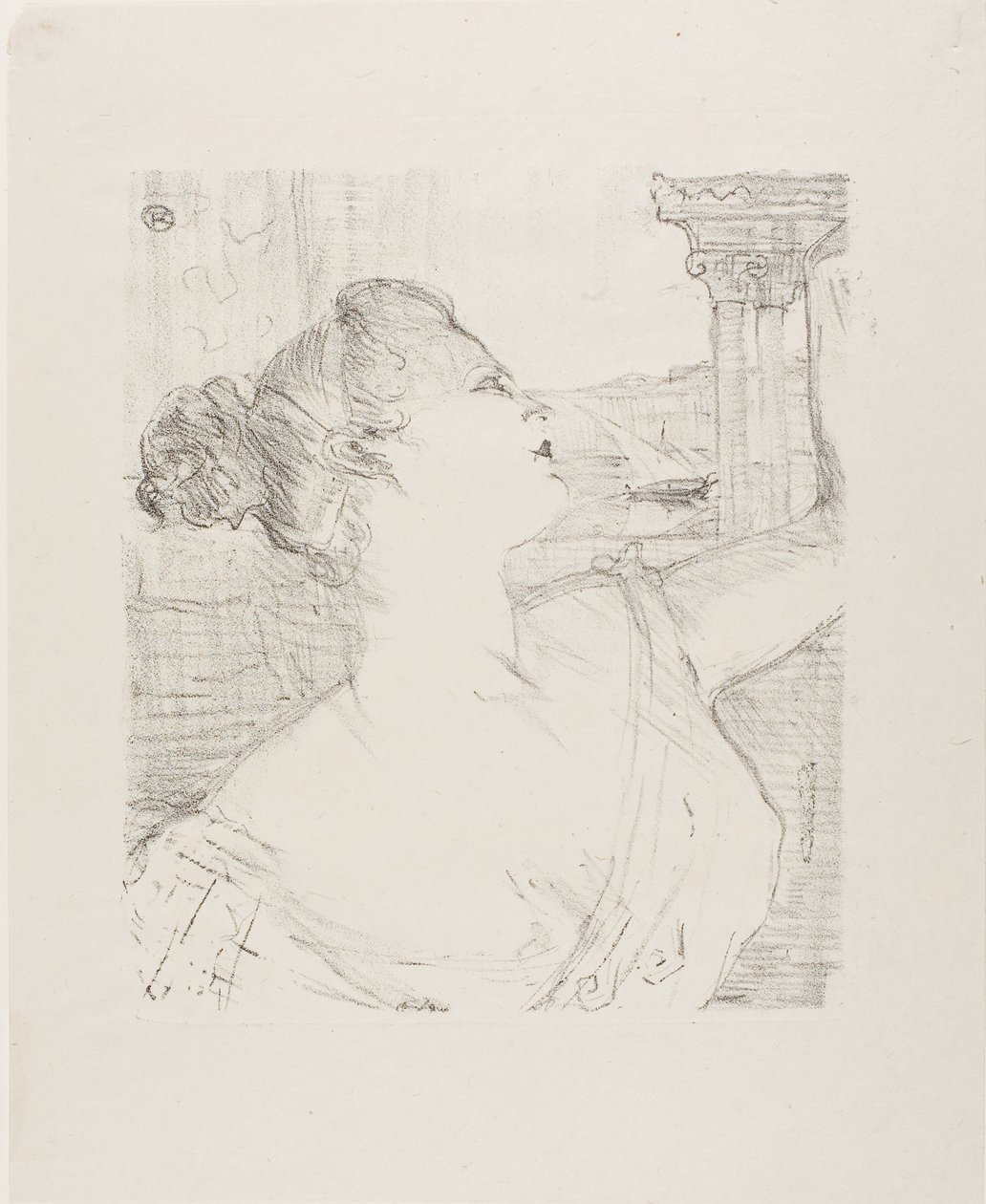 Sybil Sanderson, a Treize Lithographies-tól alkotó: Henri de Toulouse-Lautrec