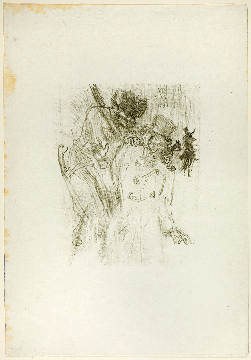 Schlomé Fuss letartóztatása, Au Pied du Sinaïból alkotó: Henri de Toulouse-Lautrec