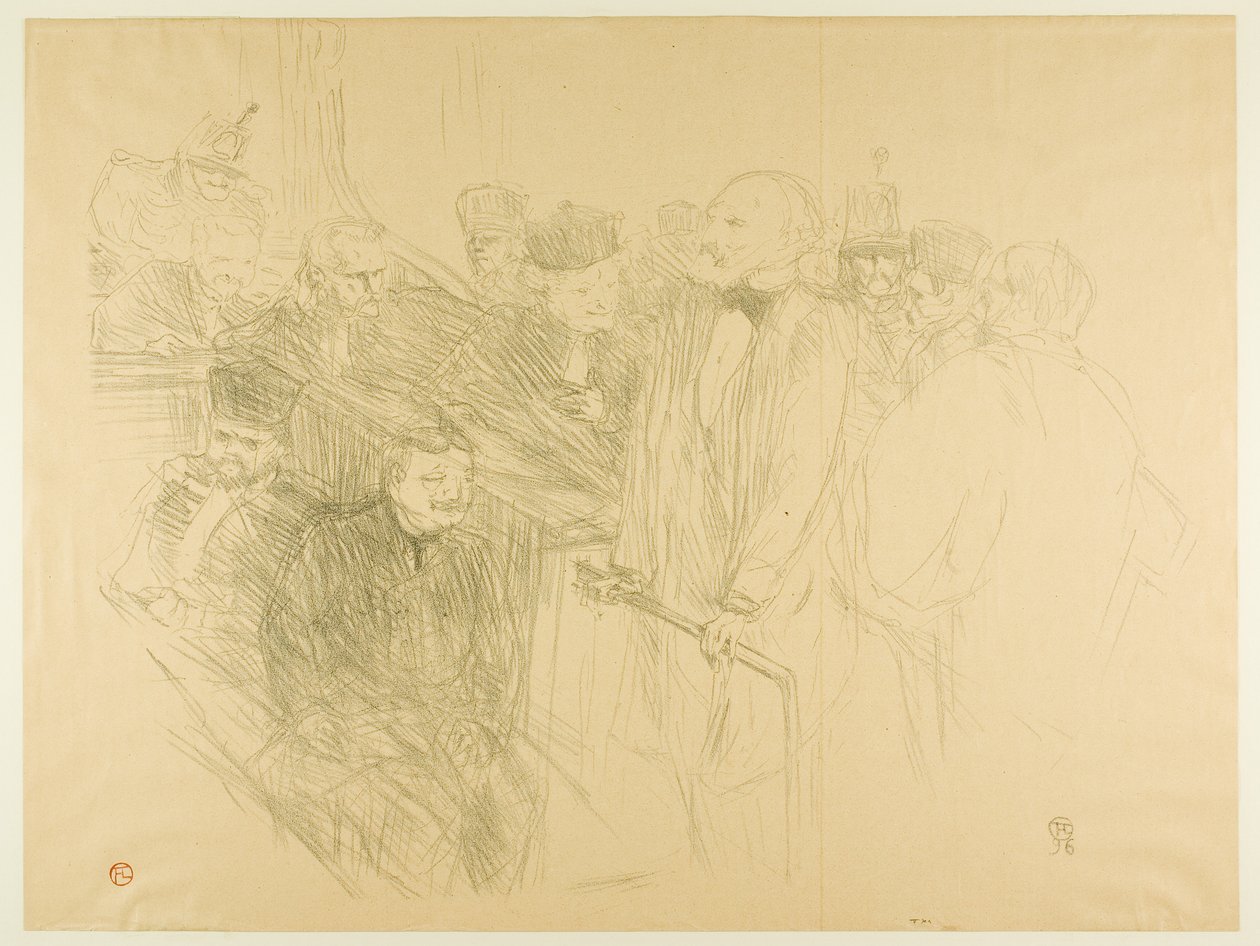 Az Arton-per, Ribot bizonyítékot szolgáltat (második lemez) alkotó: Henri de Toulouse-Lautrec