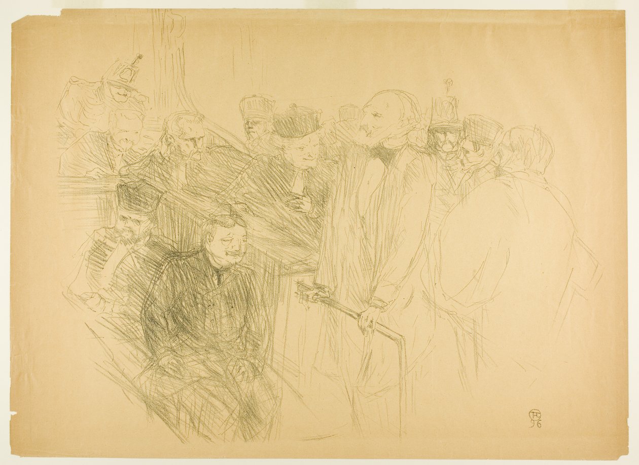 Az Arton-per, Ribot bizonyítékot szolgáltat (második lemez) alkotó: Henri de Toulouse-Lautrec