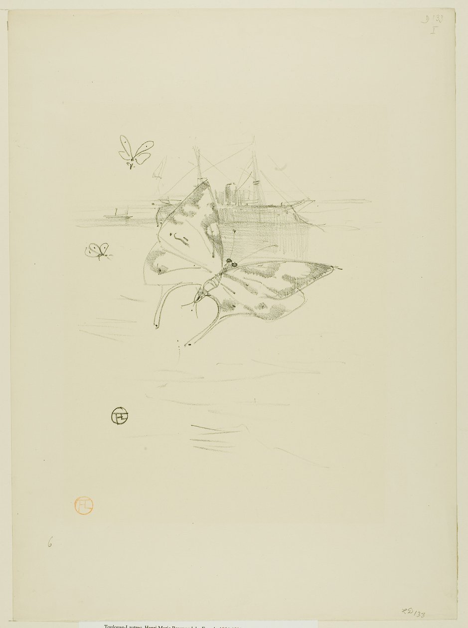 Pillangók, Désiré Dihau dallamaiból alkotó: Henri de Toulouse-Lautrec