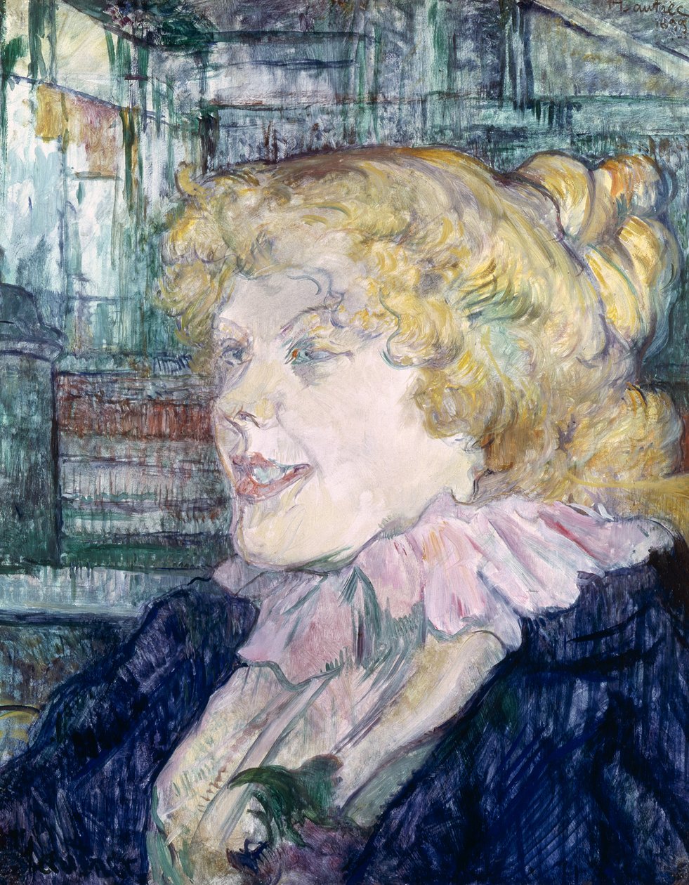 Az angol lány a "The Star"-ból Le Havre-ban alkotó: Henri de Toulouse Lautrec