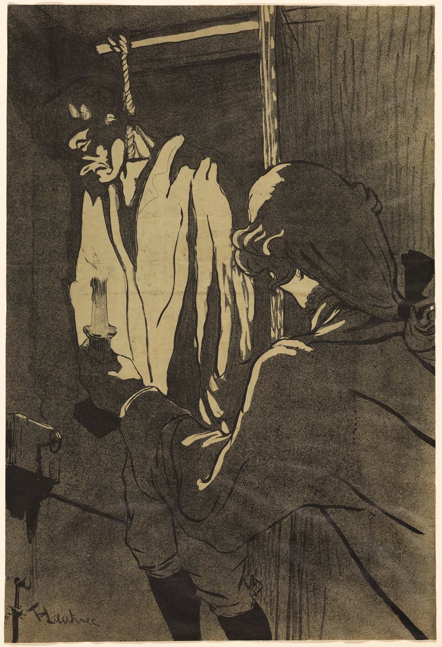 Az akasztott ember alkotó: Henri de Toulouse-Lautrec