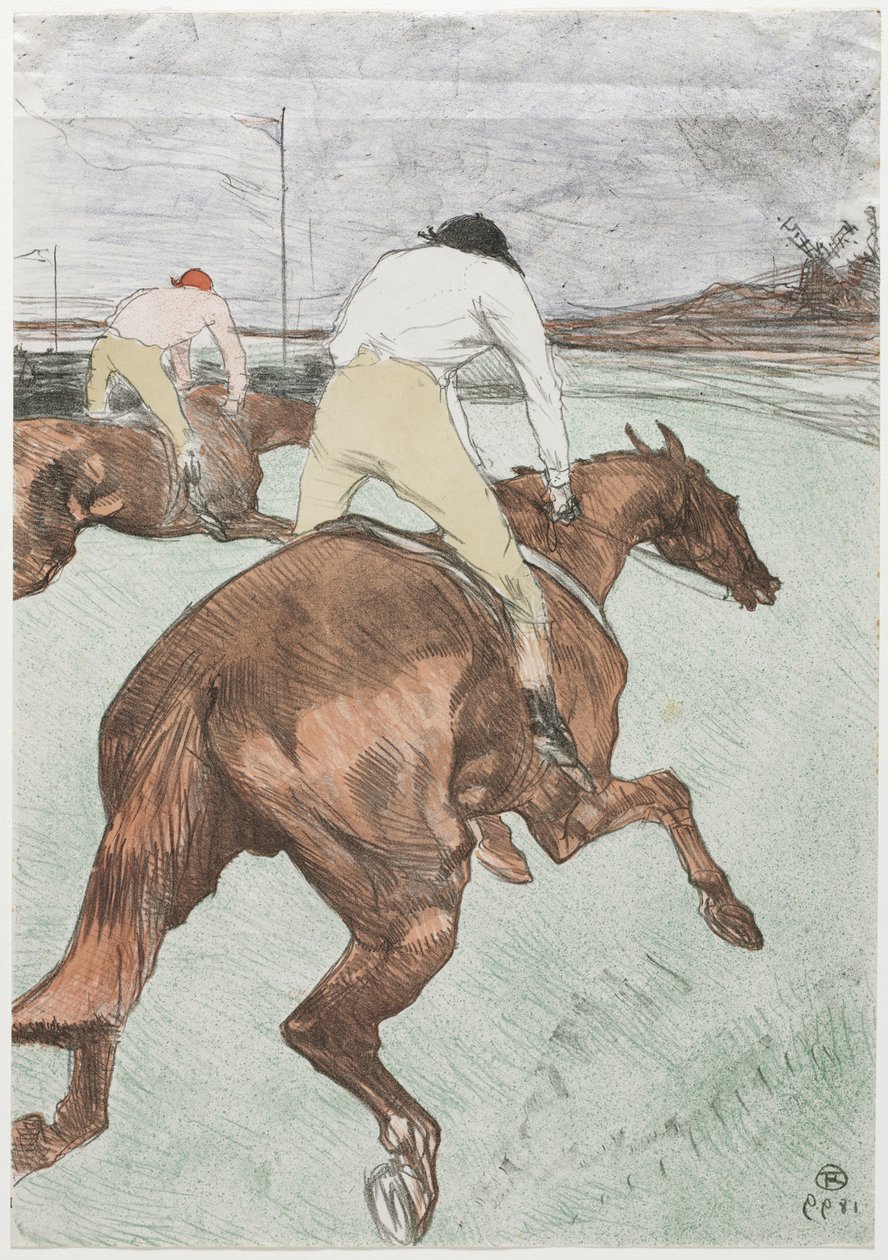 A Jockey alkotó: Henri de Toulouse-Lautrec