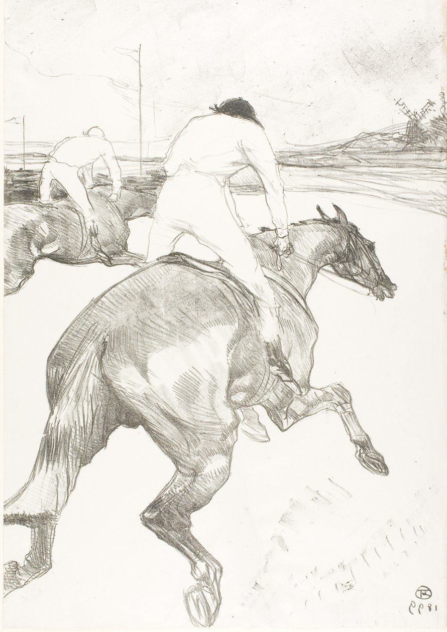 A Jockey alkotó: Henri de Toulouse-Lautrec